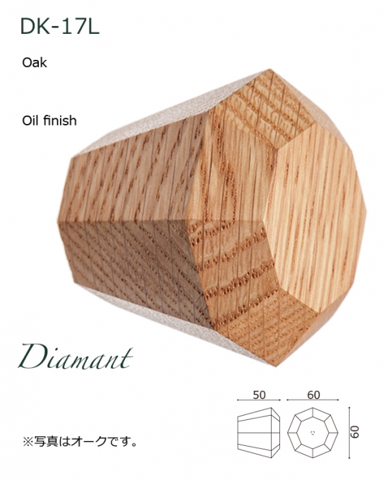 木製ドアノブ=DK-17L=すがたかたち
